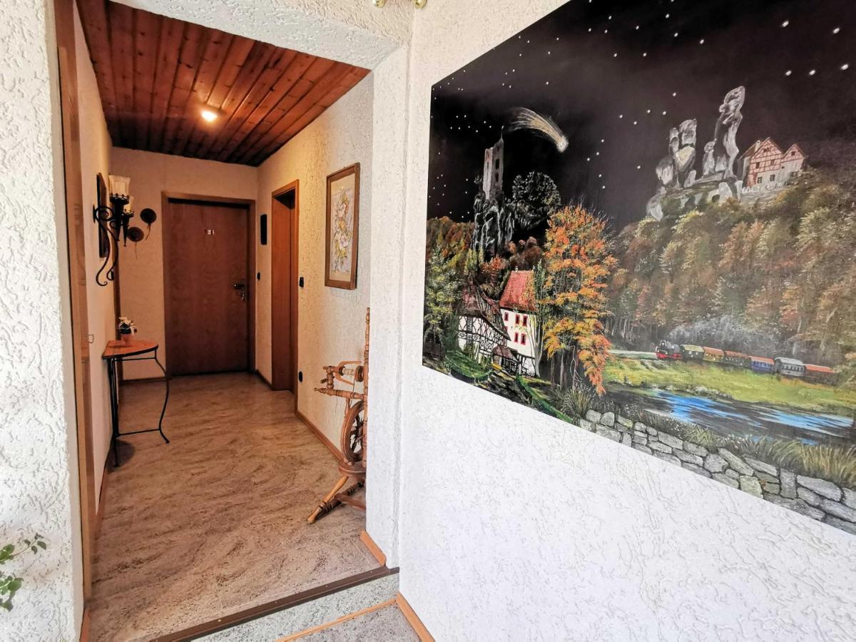 Hotel Pension Wolf エーバーマンシュタット エクステリア 写真